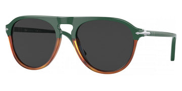 Persol® PO3302S PS PO3302S 117548 55 - 117548 Green / Polarized black Sunglasses