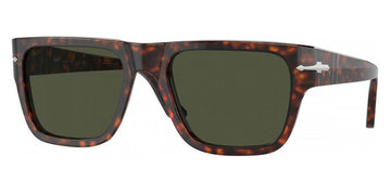 Persol® PO3348S PS PO3348S 24/31 57 - 24/31 Havana / Green Sunglasses