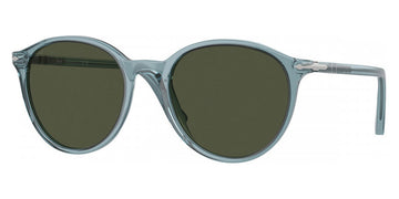 Persol® PO3350S PS PO3350S 120431 56 - 120431 Transparent blue / Green Sunglasses