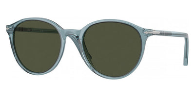 Persol® PO3350S PS PO3350S 120431 56 - 120431 Transparent blue / Green Sunglasses