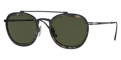 Persol® PO5008ST PS PO5008ST 801531 51 - 801531 Black / Green Sunglasses