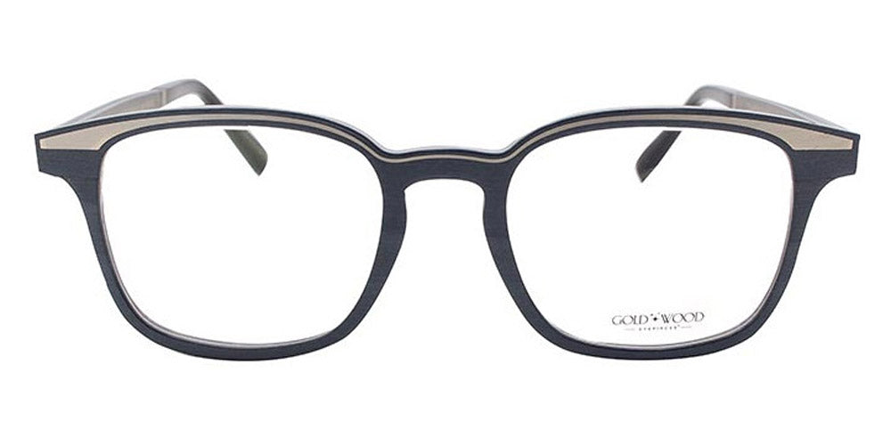 Gold & Wood® QUASAR 01 G&W QUASAR 01 60 51 - 60 - Graphywood/Blue Jeans Bolivar/Night Blue Bolivar/Grey Bolivar Eyeglasses