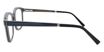 Gold & Wood® QUASAR 02 G&W QUASAR 02 40 51 - 40 - Glossywood/Blue Jeans Bolivar/Night Blue Bolivar/Grey Bolivar Eyeglasses