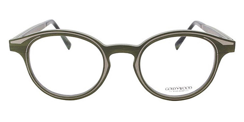 Gold & Wood® RAN G&W RAN 62 47 - 62 - Graphywood/Cactus Green Bolivar/Grey Bolivar Eyeglasses