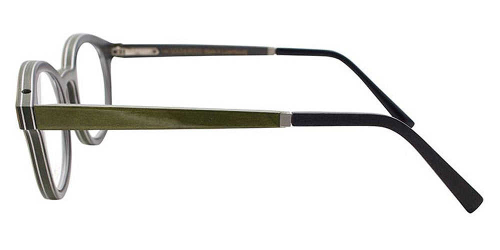 Gold & Wood® RAN G&W RAN 62 47 - 62 - Graphywood/Cactus Green Bolivar/Grey Bolivar Eyeglasses