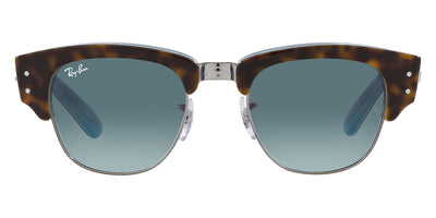 Ray-Ban® Mega Clubmaster RB0316S RB0316S 990/31 53 - Tortoise on Gold with Green lenses Sunglasses