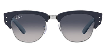 Ray-Ban® Mega Clubmaster RB0316S RB0316S 901/GG 50 - Black on Gold with Clear/Blue Photochromic lenses Sunglasses