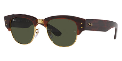 Ray-Ban® Mega Clubmaster RB0316S RB0316S 901/GG 53 - Black on Gold with Clear/Blue Photochromic lenses Sunglasses