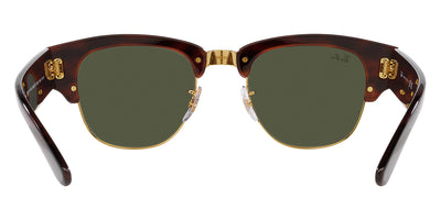 Ray-Ban® Mega Clubmaster RB0316S RB0316S 901/31 53 - Black on Gold with Green lenses Sunglasses