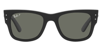 Ray-Ban® MEGA WAYFARER 0RB0840SF RB0840SF 901/58 52 - Black with Green Polarized lenses Sunglasses