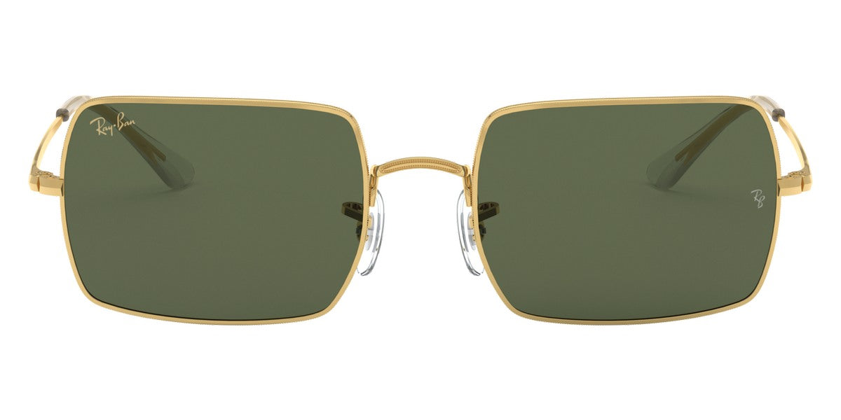 Ray-Ban® Rectangle RB1969 RB1969 919631 54 - Legend Gold with G-15 Green lenses Sunglasses