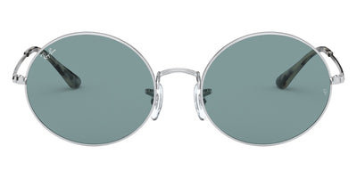 Ray-Ban® Oval RB1970 RB1970 919756 54 - Silver with Azure Mirrored Blue lenses Sunglasses