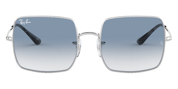 Ray-Ban® Square RB1971 RB1971 91493F 54 - Silver with Clear Gradient Blue lenses Sunglasses