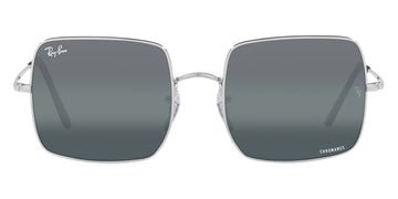 Ray-Ban® Square RB1971 RB1971 9242G6 54 - Silver with Blue Mirrored Polarized lenses Sunglasses