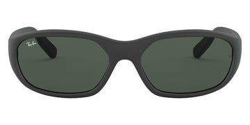 Ray-Ban® Daddy-O RB2016 RB2016 W2578 59 - Rubber Black with Dark Green lenses Sunglasses