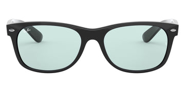 Ray-Ban® New Wayfarer Low Bridge Fit RB2132F RB2132F 601/64 55 - Black with Blue Gray lenses Sunglasses