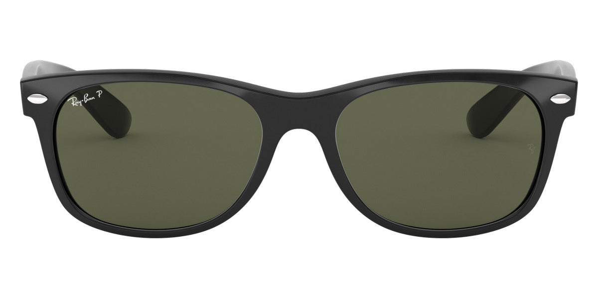 Ray-Ban® New Wayfarer Low Bridge Fit RB2132F RB2132F 901/BF 52 - Black with Clear lenses Sunglasses