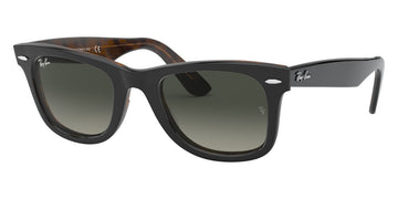 Ray-Ban® Wayfarer RB2140 RB2140 1333G6 50 - Gray Havana with Polarized Clear Gradient Dark Blue lenses Sunglasses