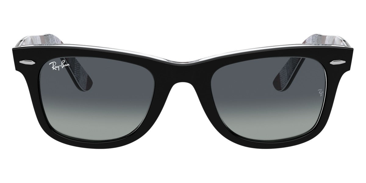 Ray-Ban® Wayfarer RB2140 RB2140 901 50 - Black with G-15 Green lenses Sunglasses