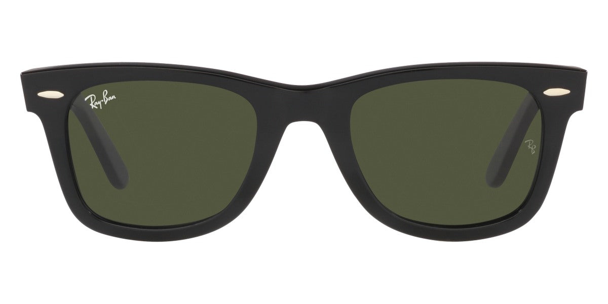 Ray-Ban® Wayfarer RB2140 RB2140 901/58 50 - Black with Green Polarized lenses Sunglasses