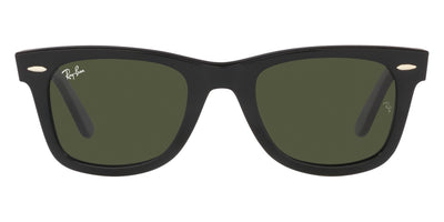 Ray-Ban® Wayfarer RB2140 RB2140 901/58 50 - Black with Green Polarized lenses Sunglasses