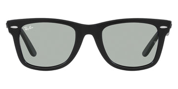 Ray-Ban® Wayfarer RB2140F RB2140F 601SR5 52 - Matte Black with Light Gray lenses Sunglasses