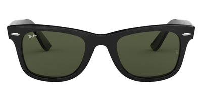 Ray-Ban® Wayfarer RB2140F RB2140F 601/R5 52 - Black with Light Gray lenses Sunglasses