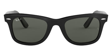 Ray-Ban® Wayfarer RB2140F RB2140F 901/58 54 - Black with G-15 Green lenses Sunglasses