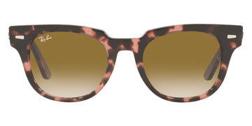 Ray-Ban® Meteor RB2168 RB2168 133451 50 - Pink Havana with Clear Gradient Brown lenses Sunglasses