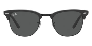 Ray-Ban® Clubmaster Folding RB2176 RB2176 1367B1 51 - Gray on Black with Dark Gray lenses Sunglasses