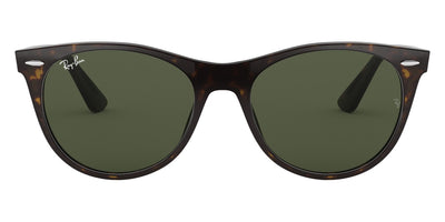 Ray-Ban® Wayfarer Ii RB2185 RB2185 954/33 55 - Striped Havana with B-15 Brown lenses Sunglasses