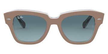 Ray-Ban® State Street RB2186 RB2186 133451 49 - Pink Havana with Brown Gradient lenses Sunglasses