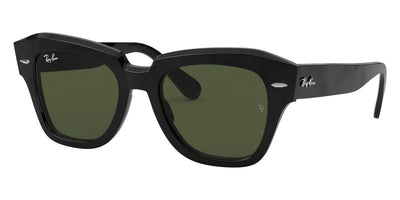 Ray-Ban® State Street RB2186 RB2186 1292BL 49 - Havana On Trasparent Light Brown with Gray Blue lenses Sunglasses