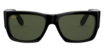 Ray-Ban® Wayfarer Nomad RB2187 RB2187 901/31 54 - Black with G-15 Green lenses Sunglasses