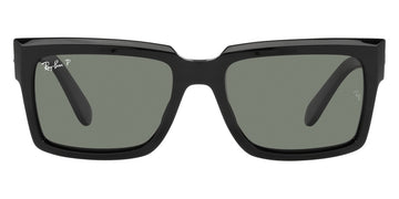 Ray-Ban® Inverness RB2191 RB2191 901/58 54 - Black with Polarized Green lenses Sunglasses