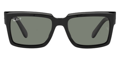 Ray-Ban® Inverness RB2191 RB2191 901/58 54 - Black with Polarized Green lenses Sunglasses