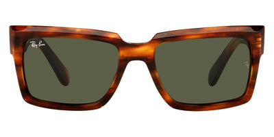 Ray-Ban® Inverness RB2191 RB2191 954/31 54 - Striped Havana with Green lenses Sunglasses