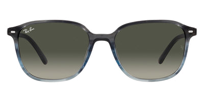 Ray-Ban® Leonard RB2193F RB2193F 138171 55 - Striped Gray and Blue with Gray lenses Sunglasses