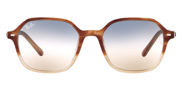 Ray-Ban® John RB2194 RB2194 1328GD 51 - Gradient Light Brown Havana with Clear Gradient Blue Gradient Brown lenses Sunglasses