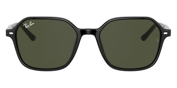 Ray-Ban® John RB2194 RB2194 13183A 53 - Black On Chevron Gray/Burgundy with Light Gray Gradient Blue lenses Sunglasses