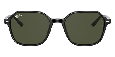 Ray-Ban® John RB2194 RB2194 13183A 53 - Black On Chevron Gray/Burgundy with Light Gray Gradient Blue lenses Sunglasses