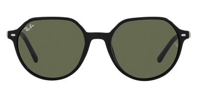 Ray-Ban® Thalia RB2195 RB2195 901/58 51 - Black with Polarized Green lenses Sunglasses