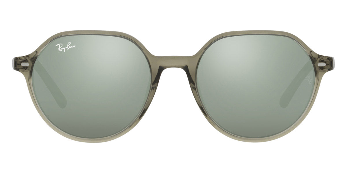 Ray-Ban® Thalia RB2195F RB2195F 66355C 53 - Transparent Green with Gray Mirrored lenses Sunglasses