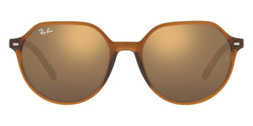 Ray-Ban® Thalia RB2195F RB2195F 663693 53 - Transparent Brown with Brown Mirrored Gold lenses Sunglasses