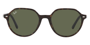 Ray-Ban® Thalia RB2195F RB2195F 902/31 53 - Havana with Green lenses Sunglasses