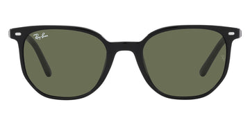 Ray-Ban® Elliot RB2197 RB2197 901/31 50 - Black with Green lenses Sunglasses