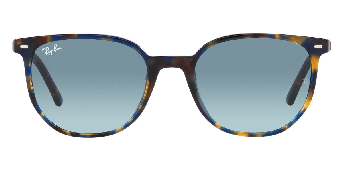 Ray-Ban® Elliot RB2197F RB2197F 13563M 54 - Yellow/Blue Havana with Blue Gradient Gray lenses Sunglasses