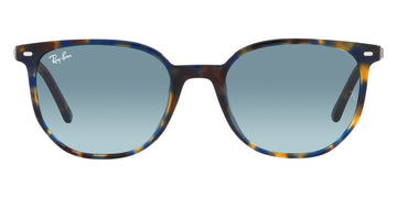 Ray-Ban® Elliot RB2197F RB2197F 13563M 54 - Yellow/Blue Havana with Blue Gradient Gray lenses Sunglasses