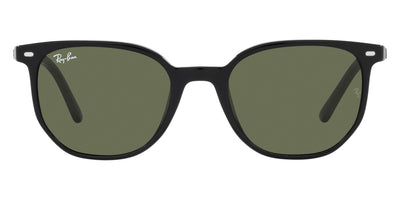 Ray-Ban® Elliot RB2197F RB2197F 901/31 54 - Shiny Black with Green lenses Sunglasses