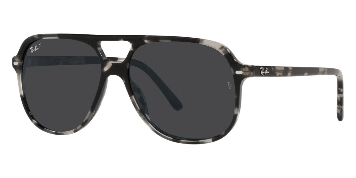 Ray-Ban® Bill RB2198 RB2198 133348 60 - Gray Havana with Polarized Black lenses Sunglasses